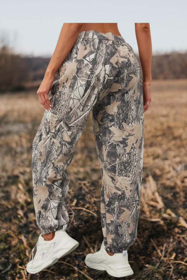 Camo High Waisted Baggy Pants
