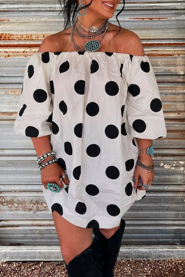 Strapless Bubble Sleeve Dresses