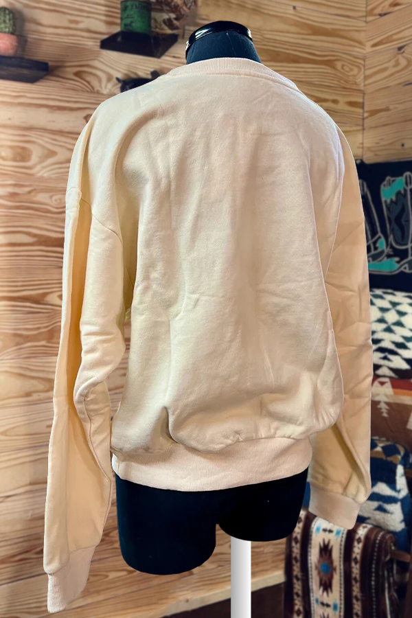 Howdy Towel Stitching Sweatshirt