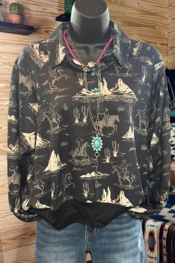 Cowboy Way Pullover Sweatshirt
