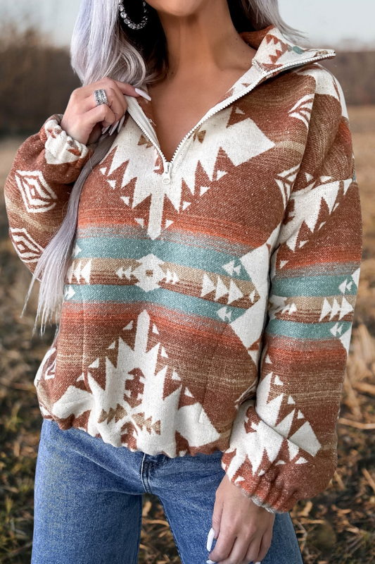 Quarter Zip Woven Pullover